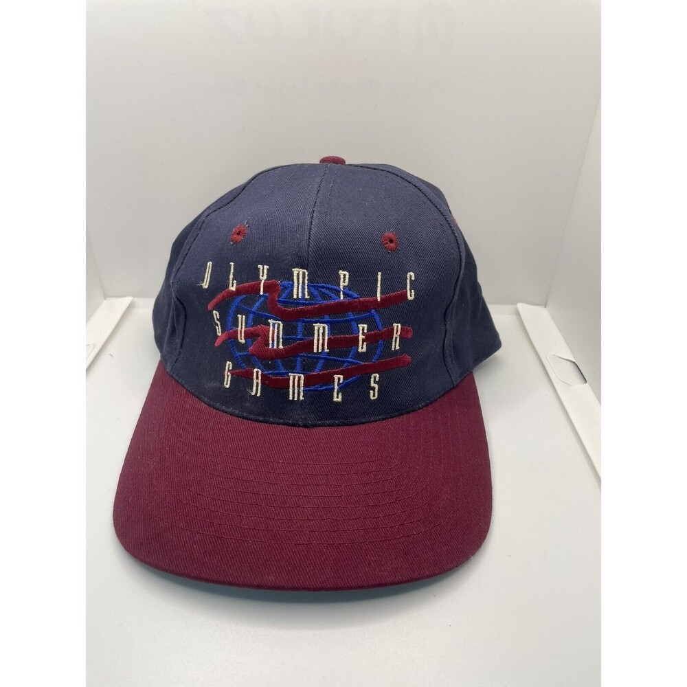 Vintage 1996 Summer Olympic Games USA Atlanta Snapback Hat 90s Hanes